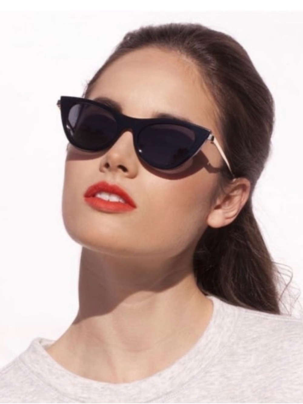 Le Specs Enchantress in Black & Smoke Mono